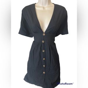 Beautiful black dress V neck